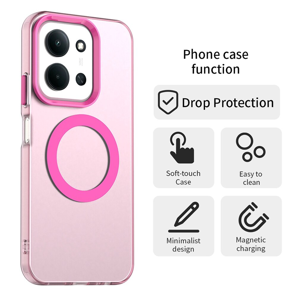 Husa pentru Xiaomi Redmi 15C 4G / Redmi 15C 5G / Poco C85 4G - Techsuit CandyCase MagSafe - Pink
