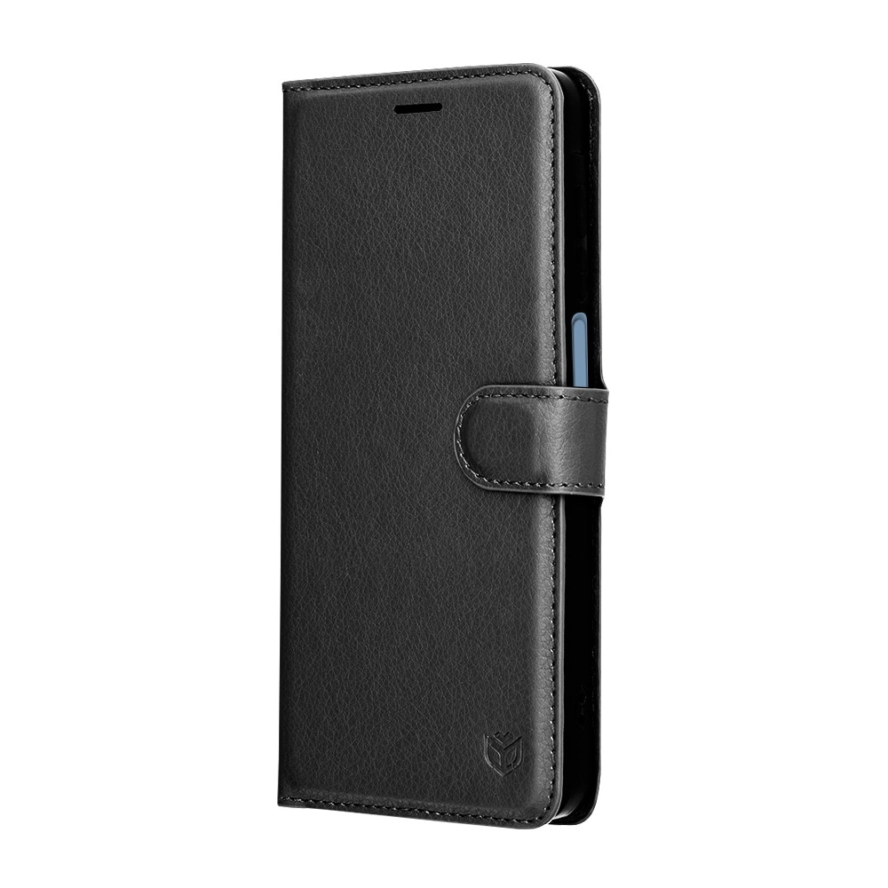 Husa pentru Samsung Galaxy A07 4G Tip Carte, Leather Folio, Functie de Stand, Calitate Premium, Antisoc, Protectie Sporita, Negru