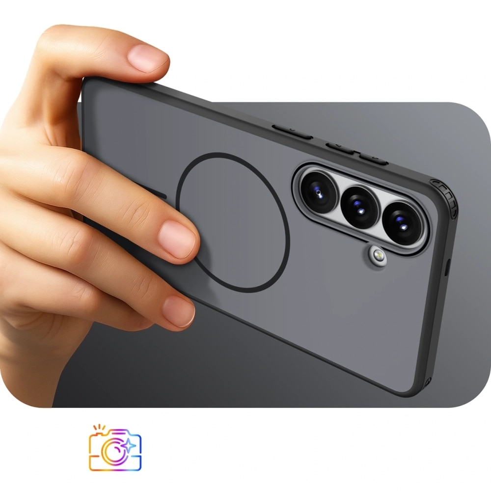 Carcasa Hybrid Armor T, negru, compatibila Samsung Galaxy A37, protectie impotriva caderilor, constructie PC + TPU