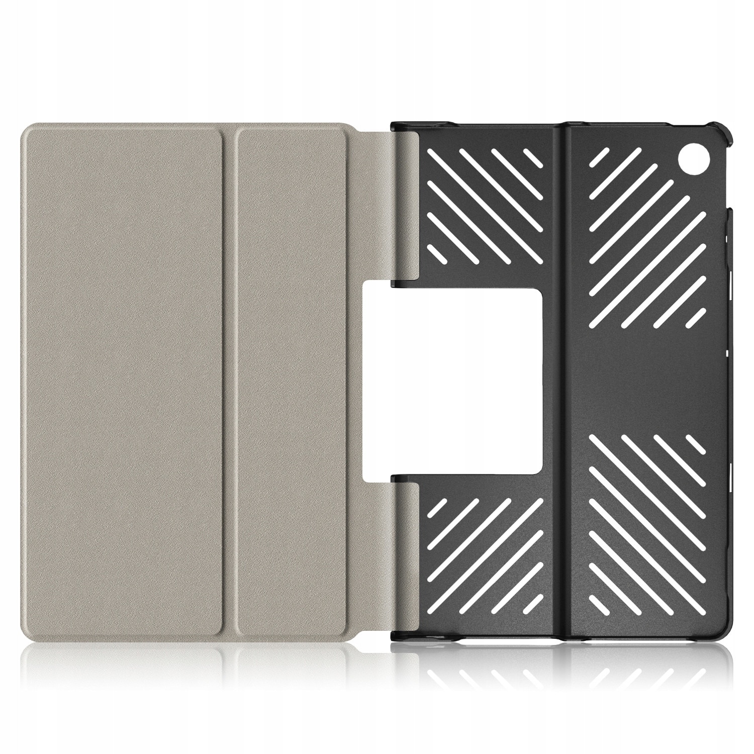 Set Etui Smart Cover cu sticla securizata pentru Lenovo Tab Plus TB351FU 11.5" 2024, protectie completa, culoare: multicolor