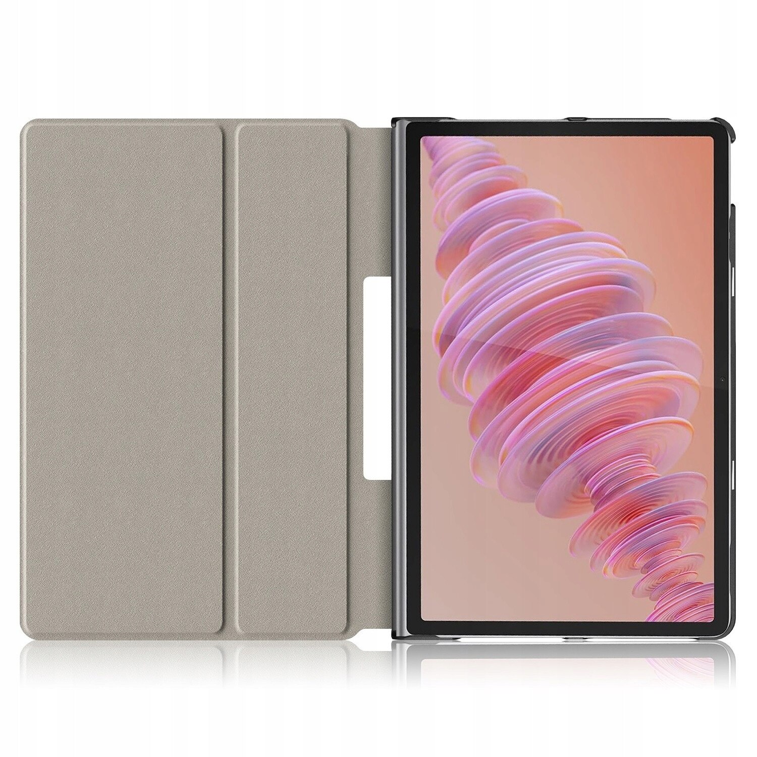 Set Etui Smart Cover cu sticla securizata pentru Lenovo Tab Plus TB351FU 11.5" 2024, protectie completa, culoare: multicolor