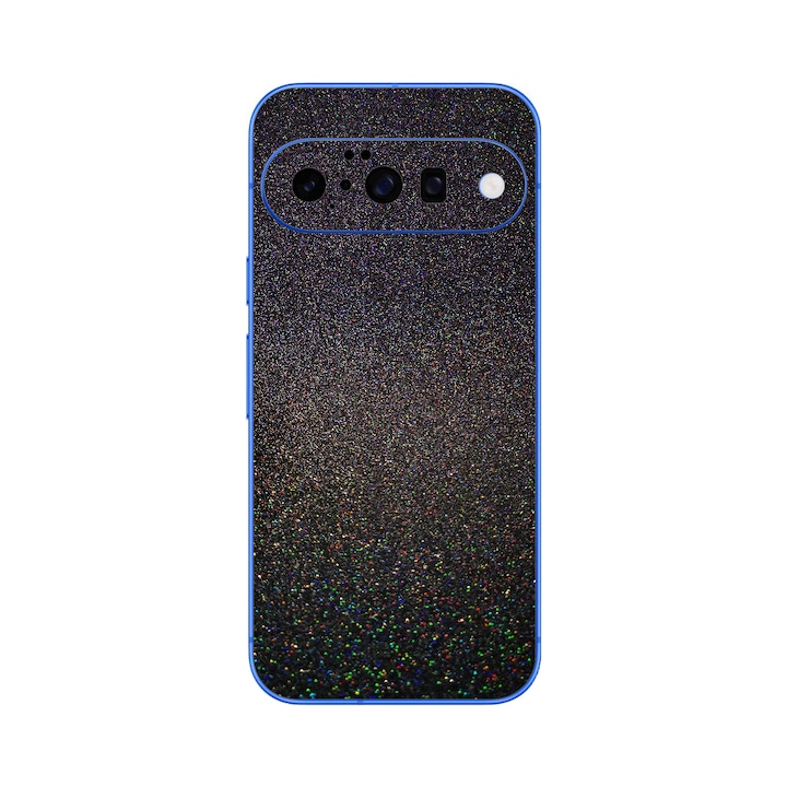 Folie iSkinz pentru Google Pixel 10 - Black Galactic Gold, Split Cut, Skin Adeziv Cover, Protectie pentru Carcasa Spate si Laterale