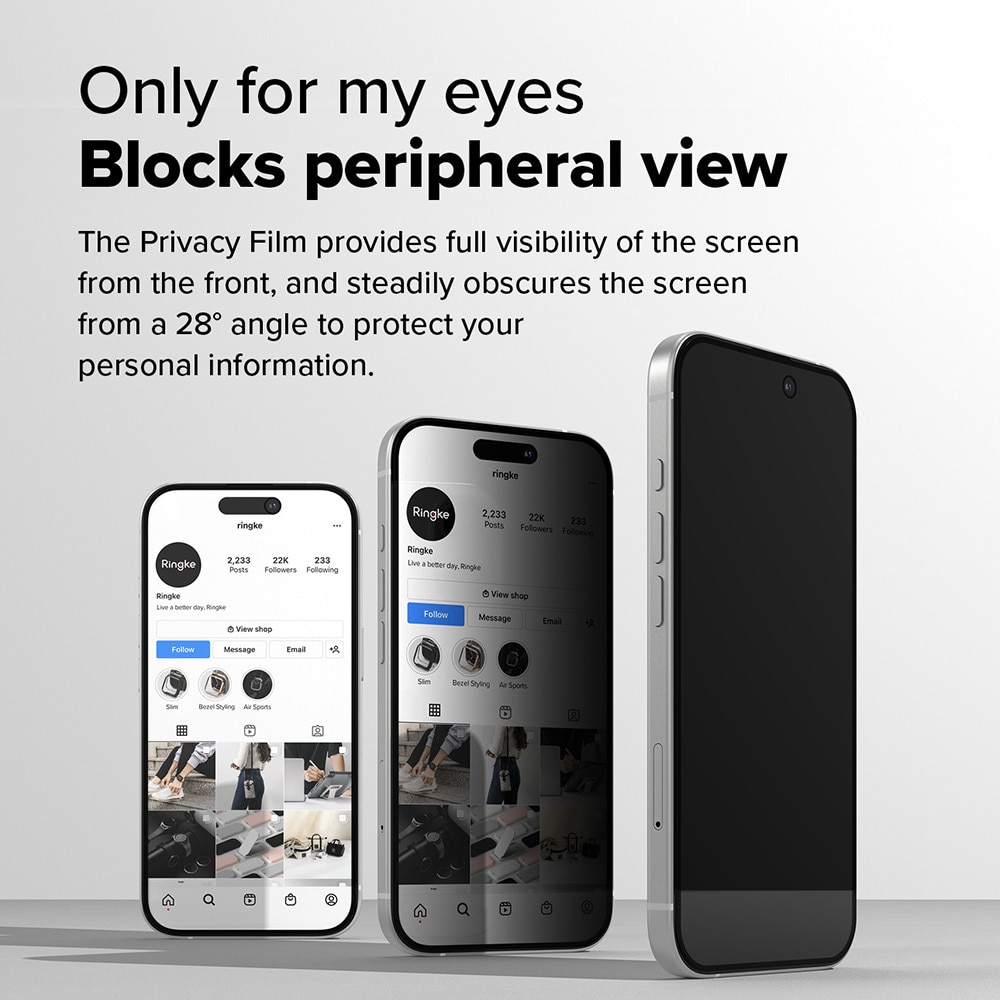 Folie telefon Ringke sticlă securizată transparentă, set 2 bucăți, iPhone 16 Pro Max