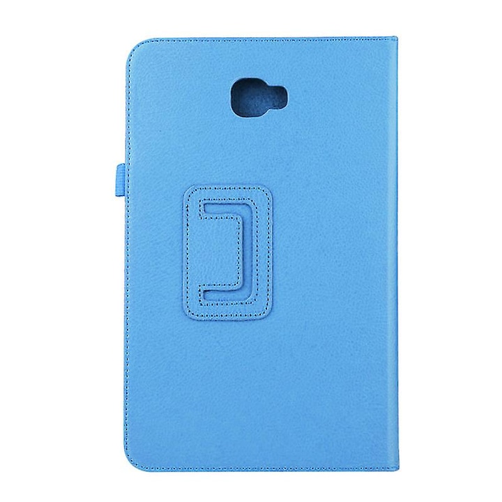 Husa folio carcasa pentru Samsung Galaxy Tab A 10.1 (2016) T580N, din piele artificiala PU, cu suport rabatabil multi-unghi si inchidere magnetica, albastru deschis, 1 buc