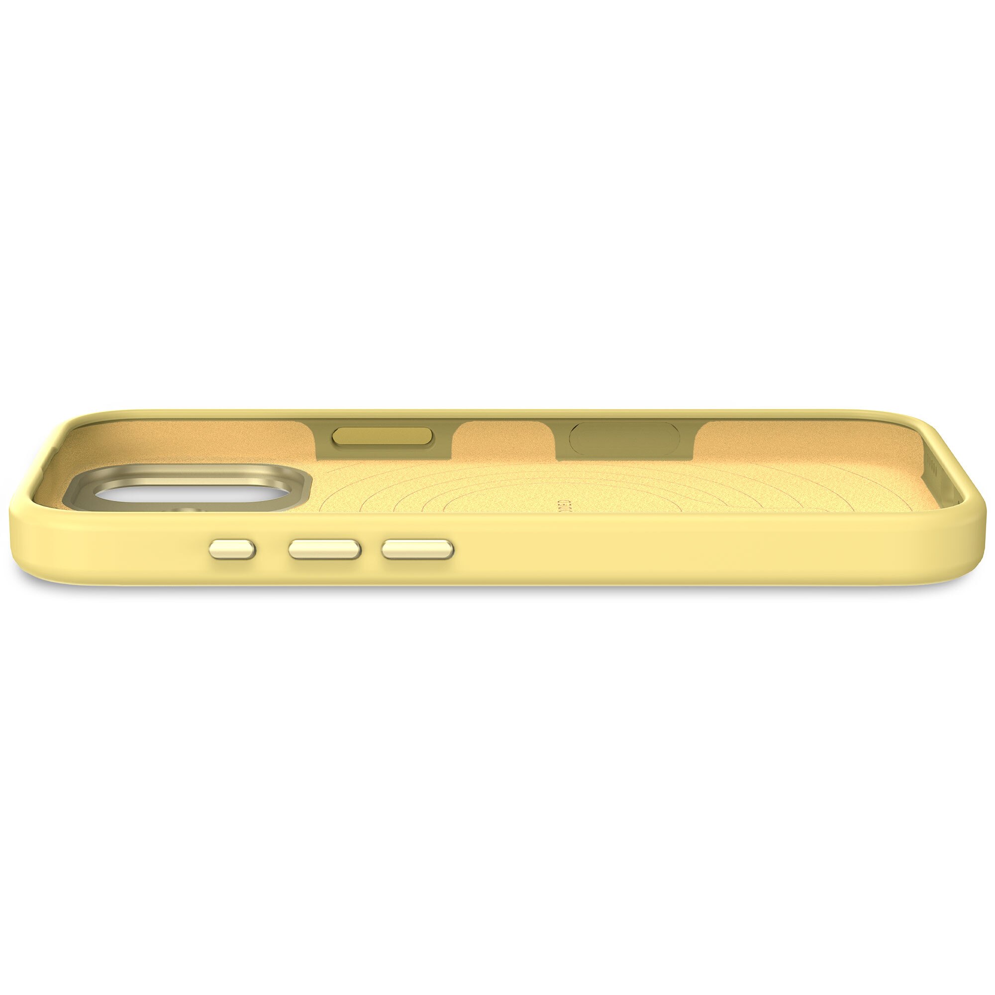 Husa din Silicon Antimicrobian DECODED pentru iPhone 17 - Yuma Yellow