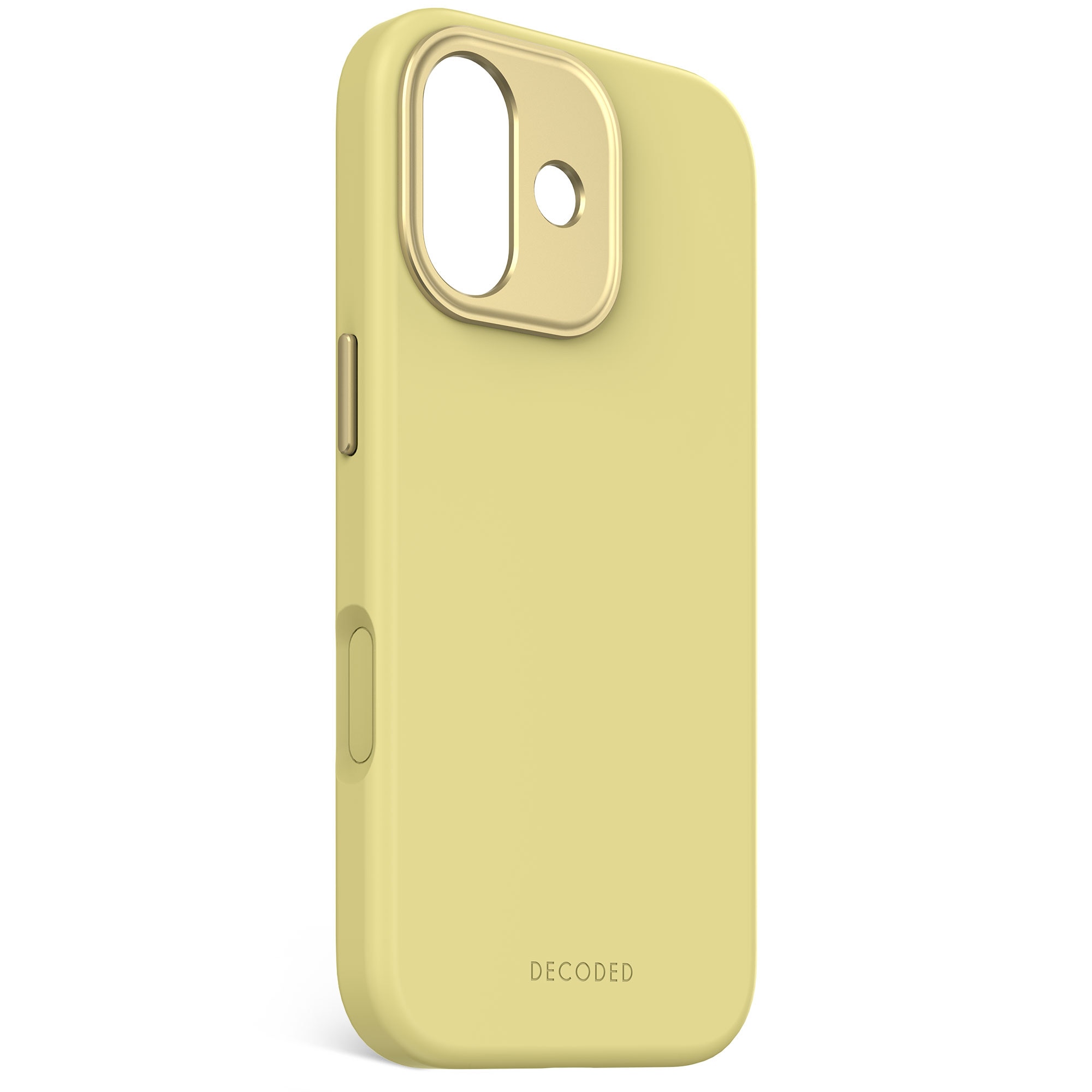 Husa din Silicon Antimicrobian DECODED pentru iPhone 17 - Yuma Yellow