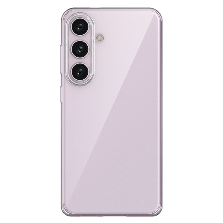 Husa pentru Samsung S24, din silicon gel, Clear, Ultrasubtire 0.3mm, Gekko, Transparenta