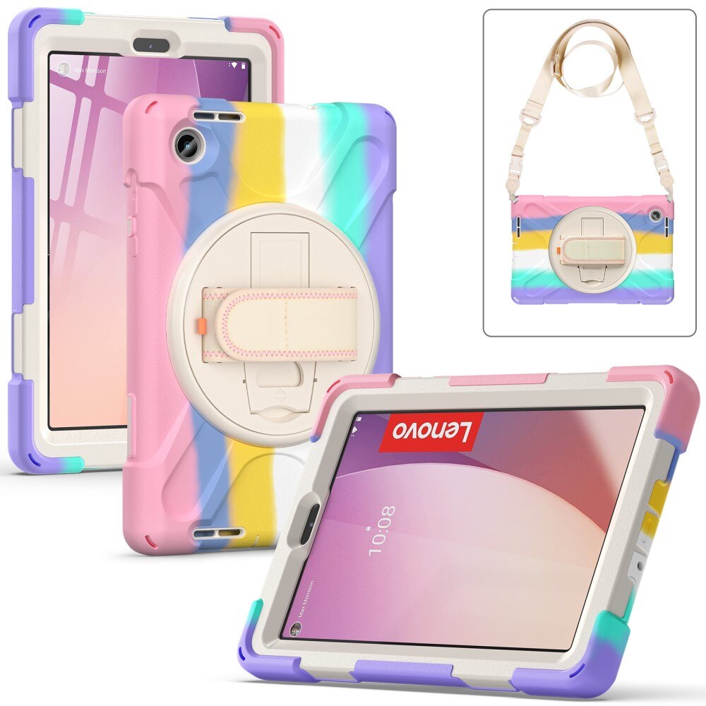 Husa tableta pentru copii, XGSM, pentru Lenovo Tab M8 Gen, multicolor, cu suport
