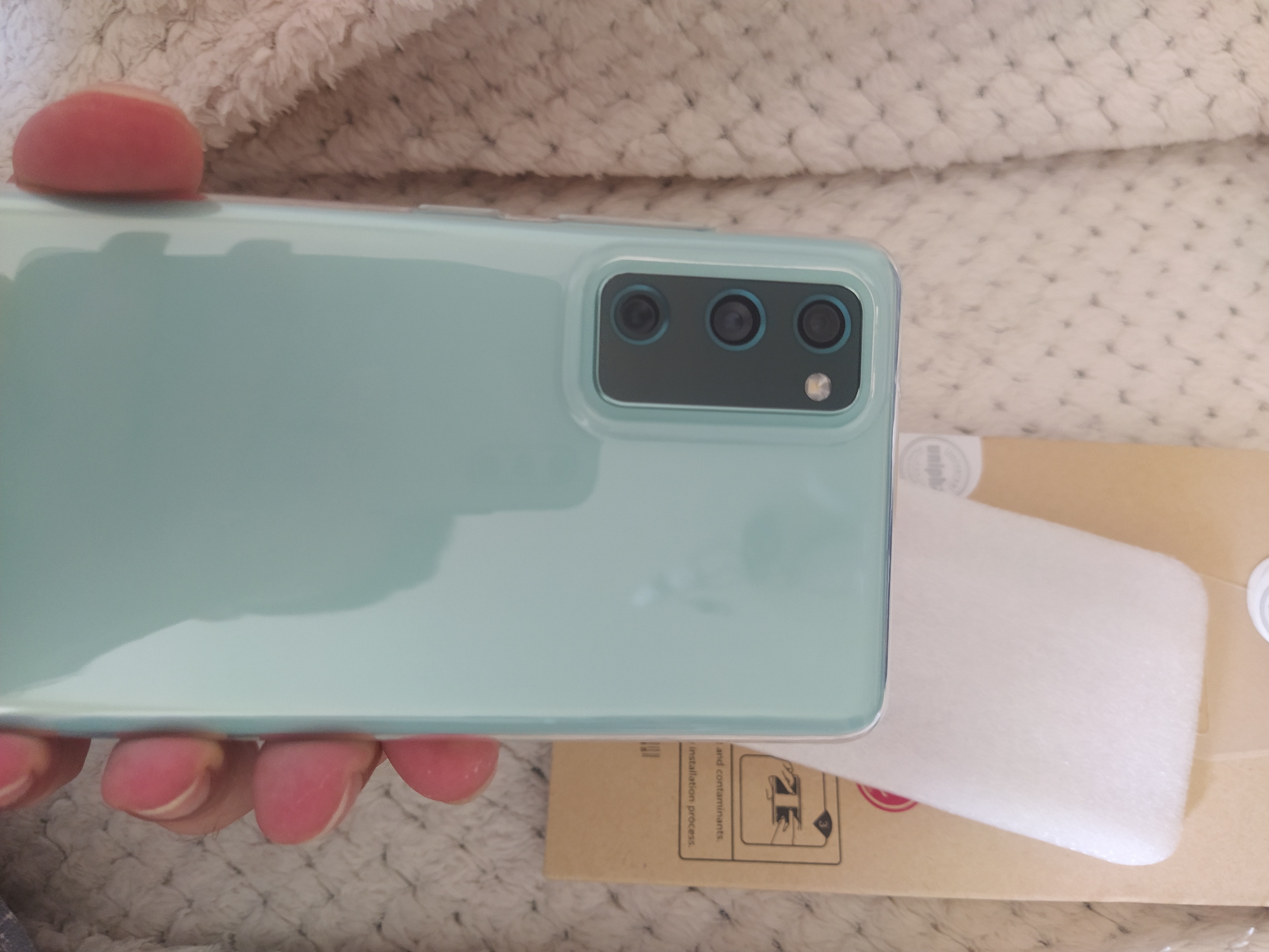 Husa de protectie Flippy compatibila cu Samsung S20 FE Tpu Transparent