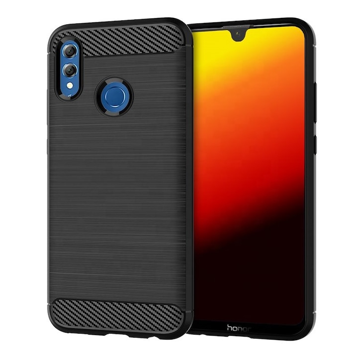 Husa Huawei Y7 2019 Tpu, carbon, Negru