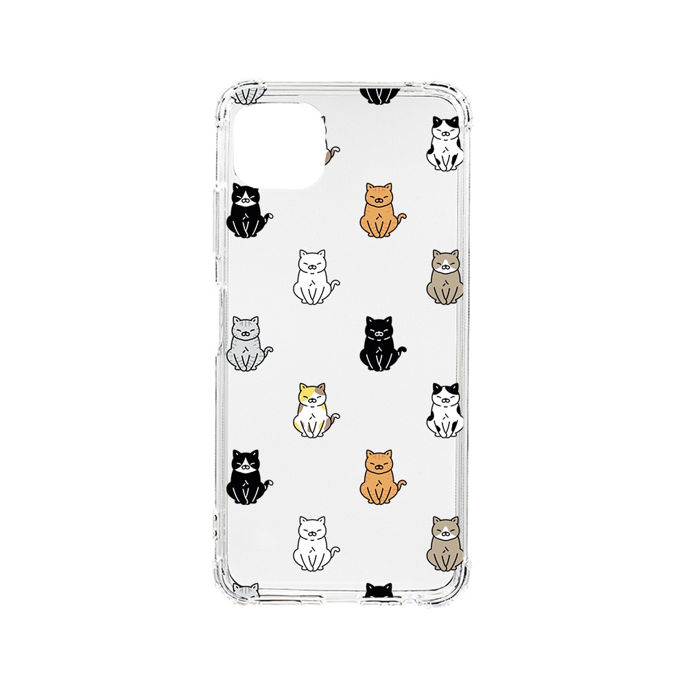 Husa BestCase® Anti Shock 1.5MM, Compatibila Cu Samsung Galaxy A22 5G, Cat Pattern, Rezistenta La Socuri, Protectie Camera, AS 1027