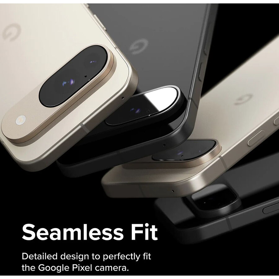 Folie sticla camera Google Pixel 9 Ringke Camera Protector, transparenta (Pachet 3buc.)