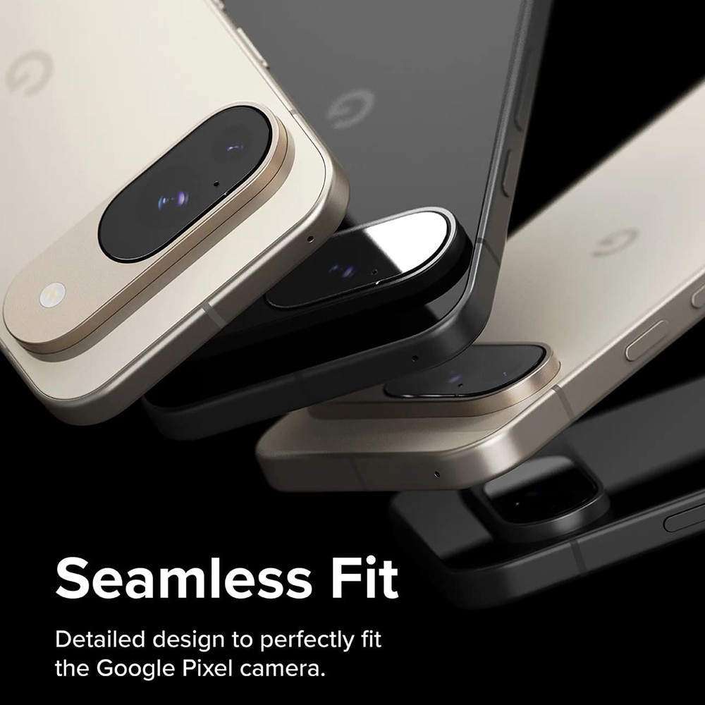 Folie sticla camera Google Pixel 9 Ringke Camera Protector, transparenta (Pachet 3buc.)