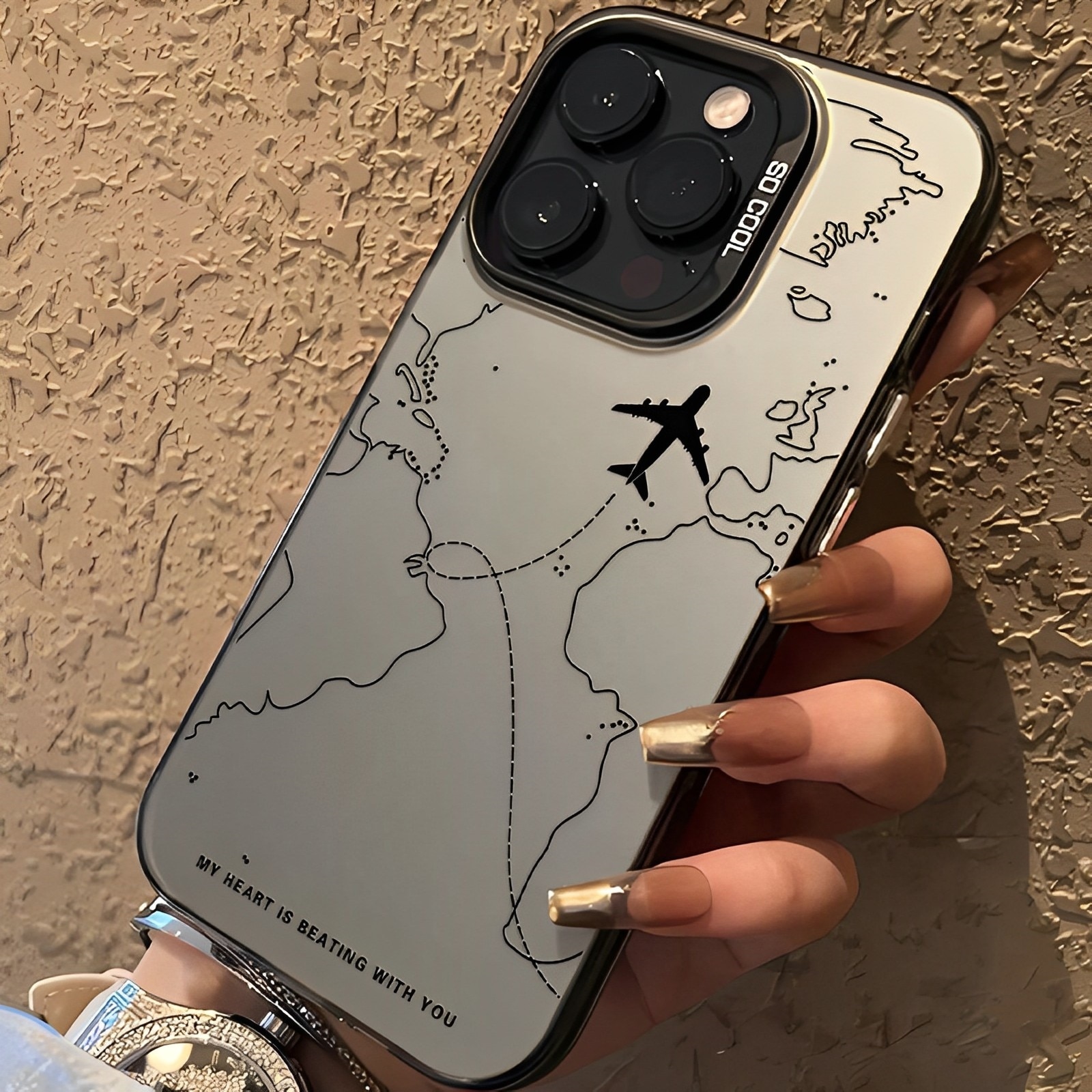 Husa pentru telefon, OEMG, TPU, Pentru iPhone 15 Pro Max, Gri