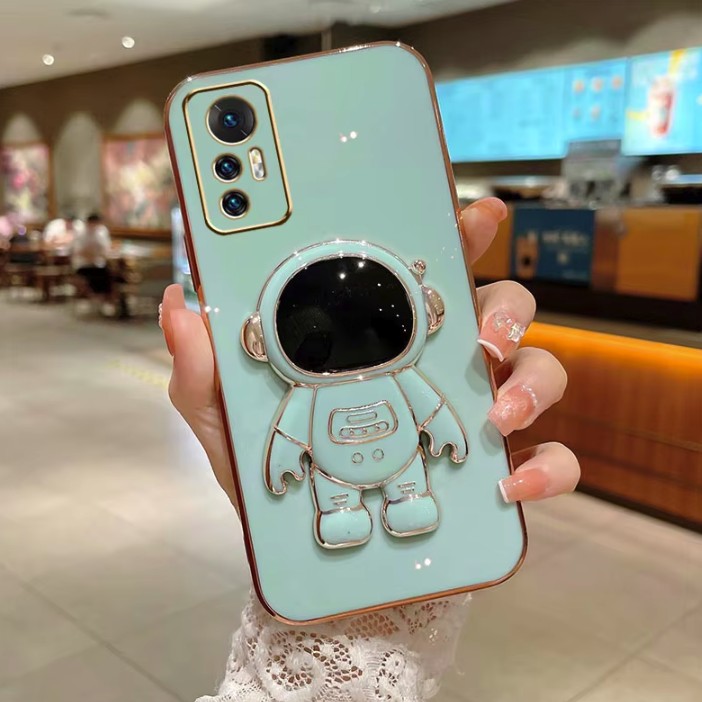 Husa de Protectie 2 in 1, Flippy, Husa de Protectie pentru Honor 90, Model Astronaut, Husa cu Suport, din TPU, Verde