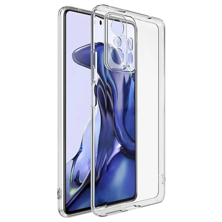 Husa Telefon, Flippy, Compatibila Xiaomi 11T / 11T Pro, Carcasa Protect Plus, din TPU, Transparent