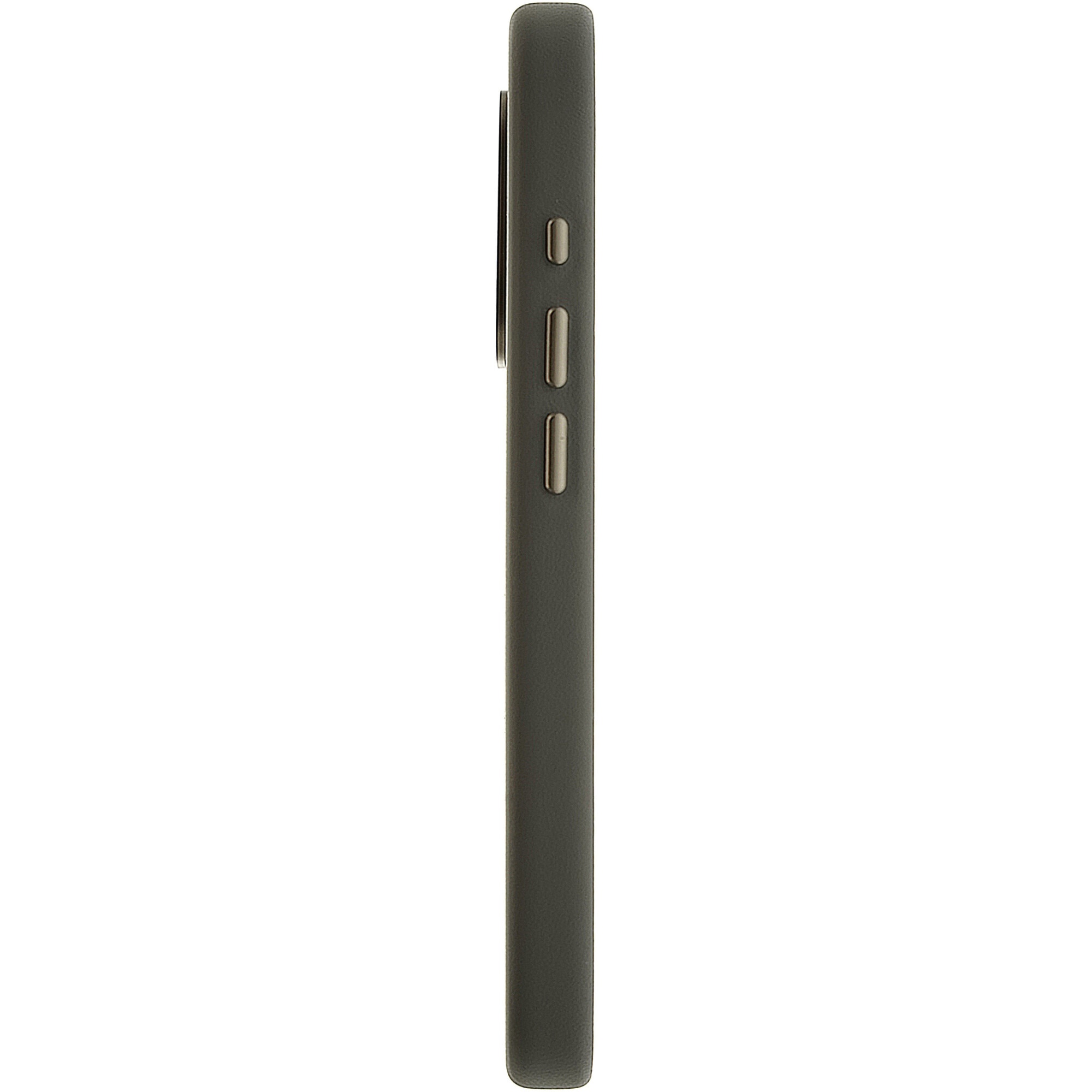Husa de protectie Dviced, Leather case with magsafe pentru iPhone 16 Pro Max, Grey