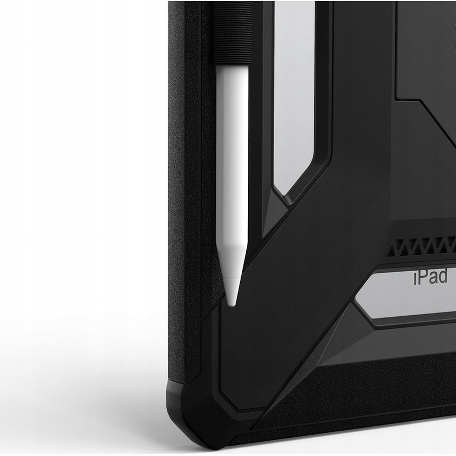 Husa tableta Urban Armor Gear Scout Plus, pentru Apple iPad 11" si 10,9", TPU, neagra, cu suport integrat