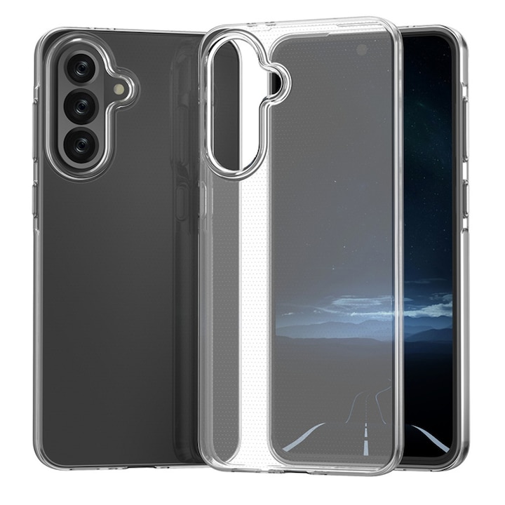 Husa de Protectie, Flippy, Husa de Protectie pentru Samsung Galaxy S24 Ultra, tip Carcasa, subtire din Silicon TPU, 1 mm, Protect Plus, Transparenta