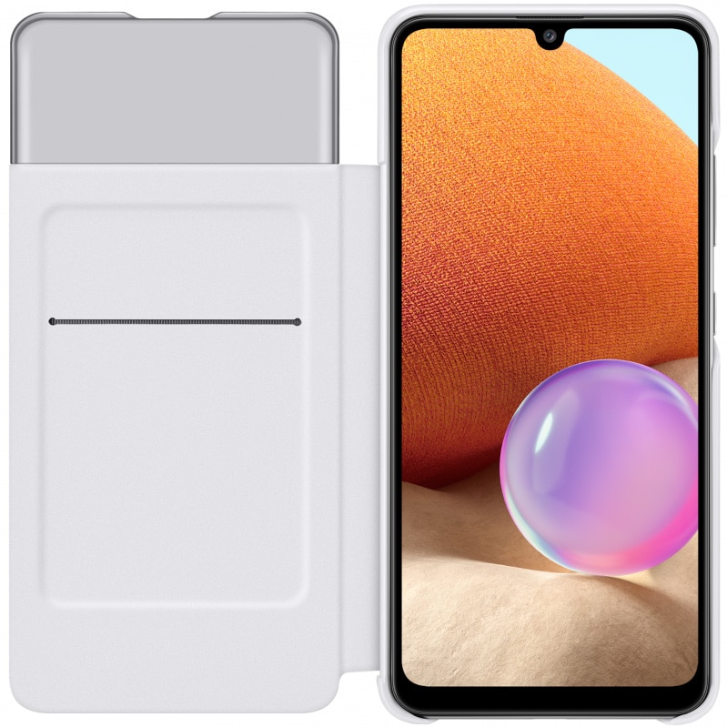 Husa de protectie Samsung Smart S View Wallet Cover pentru A32, White