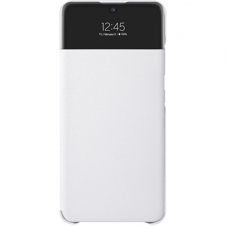 Husa de protectie Samsung Smart S View Wallet Cover pentru A32, White