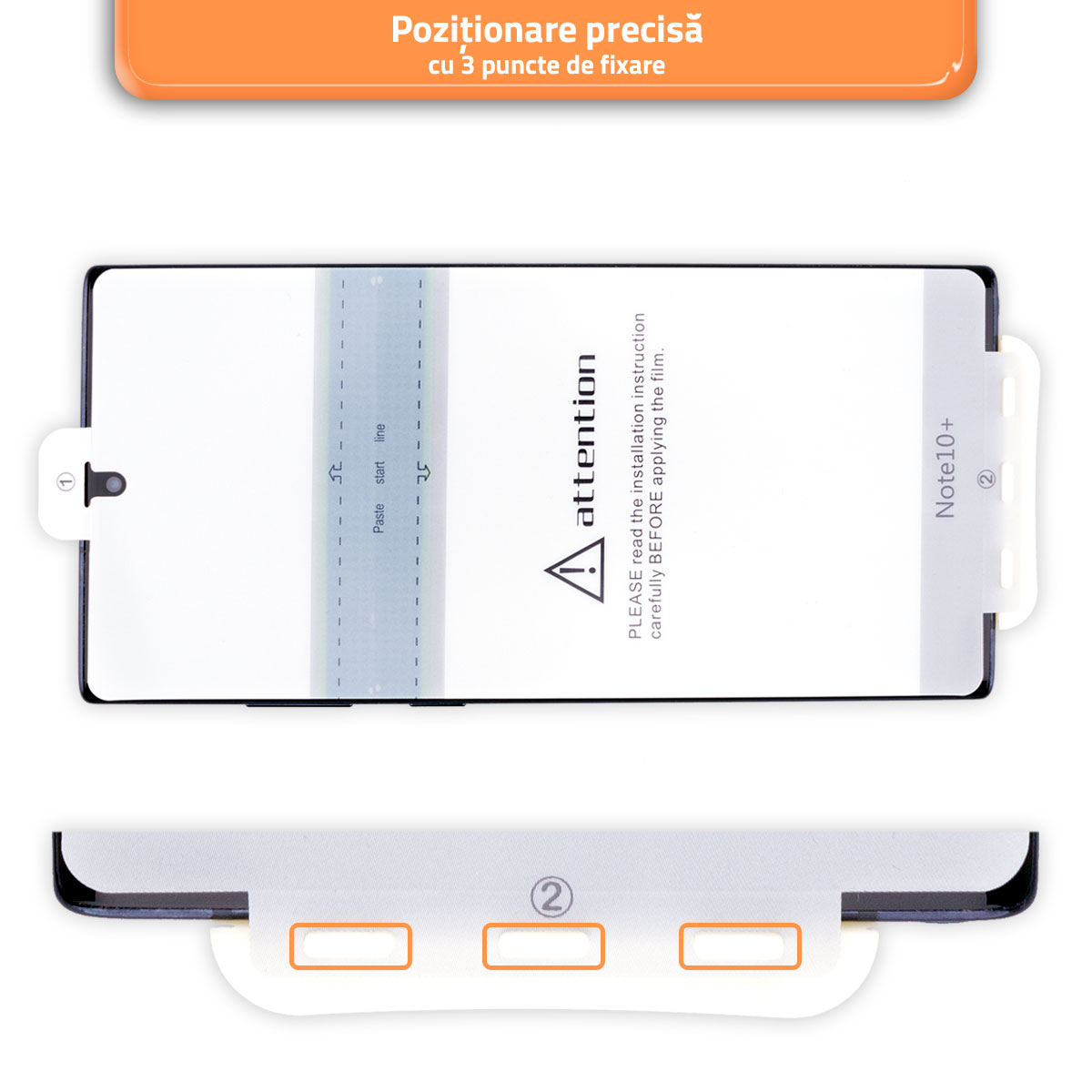 Set 2 x Folie protectie ecran compatibila cu Samsung Galaxy S20, Antishock, din silicon, Full Cover 3D, Joyshell - Transparenta