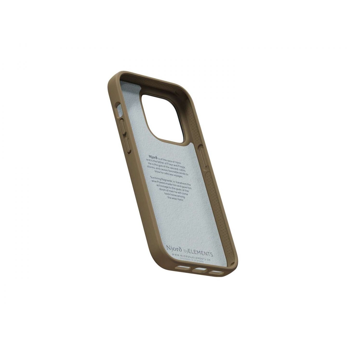 Husa telefon, Njord byELEMENTS, Plastic, Pentru Iphone 14 Pro, Camel