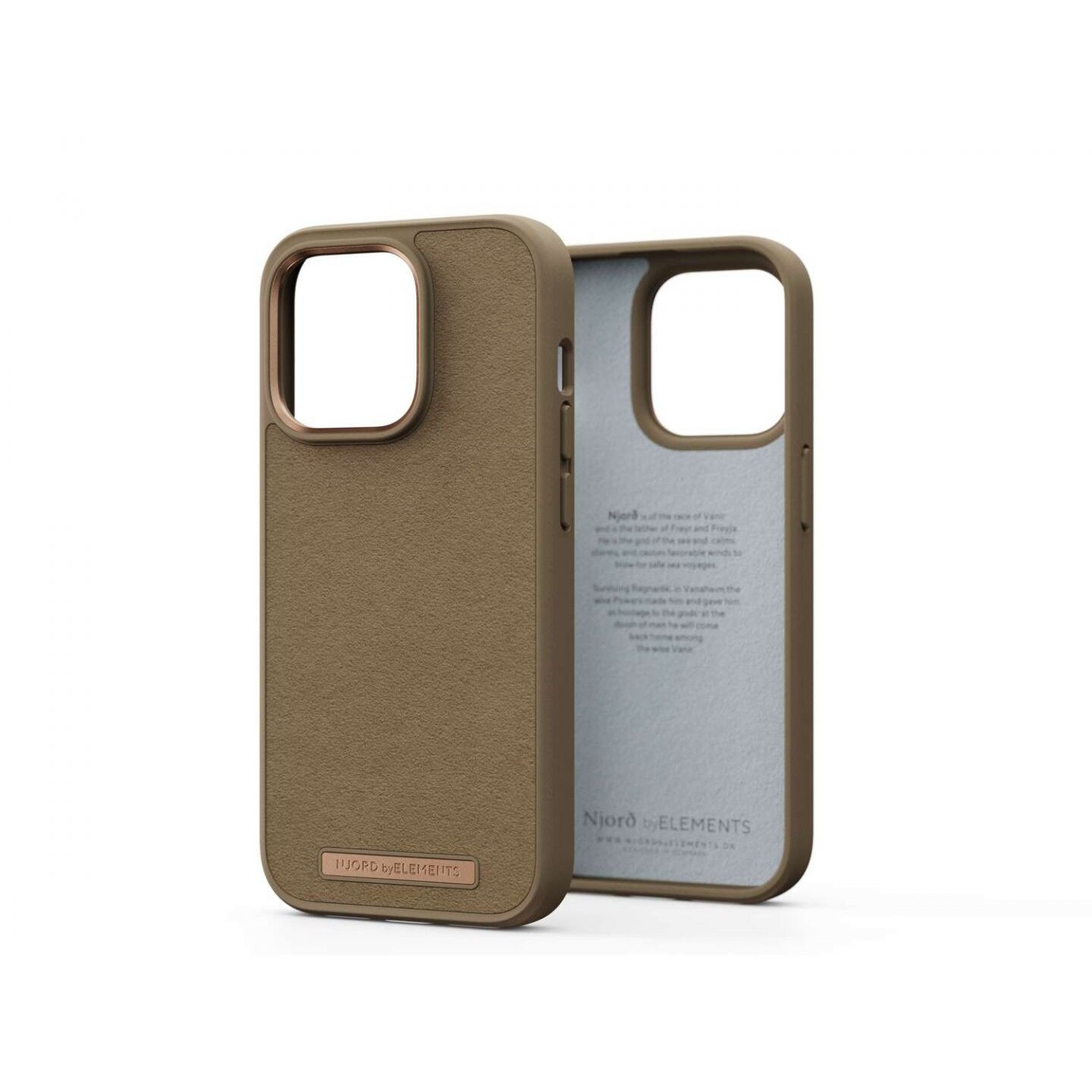 Husa telefon, Njord byELEMENTS, Plastic, Pentru Iphone 14 Pro, Camel