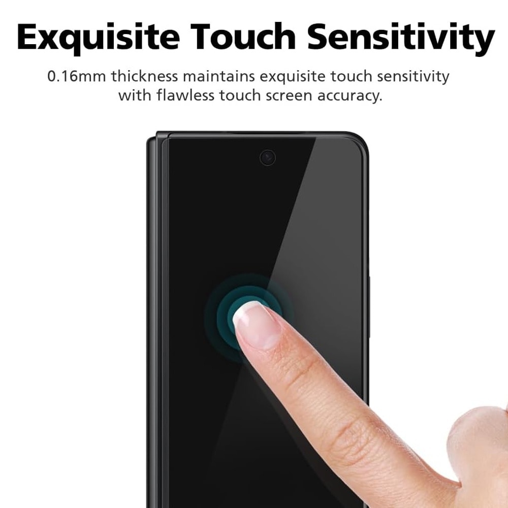 Folie Hydrogel Regenerabil Matte pentru Samsung Galaxy Z Fold6, OPTIM SOLUTION, Fold 6, High Sensitivity, Textura Mata, UHD Clarity, NoReflexion, Shock Absorption, Flexible Hydro-Crystal, Elite Class Protection, Transparenta
