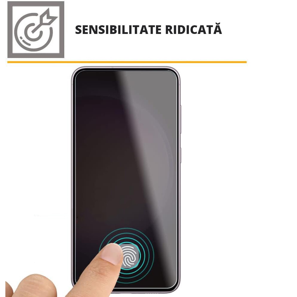 Folie de protectie Mobilesmart pentru Samsung Galaxy S23, sticla securizata Full Glue