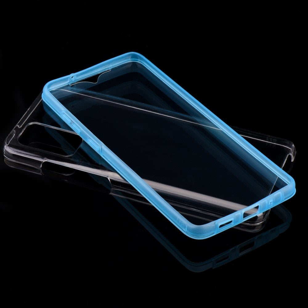 Husa 360 Full Cover Forcell pentru Samsung Galaxy A51, Protectie Fata Spate, Blue
