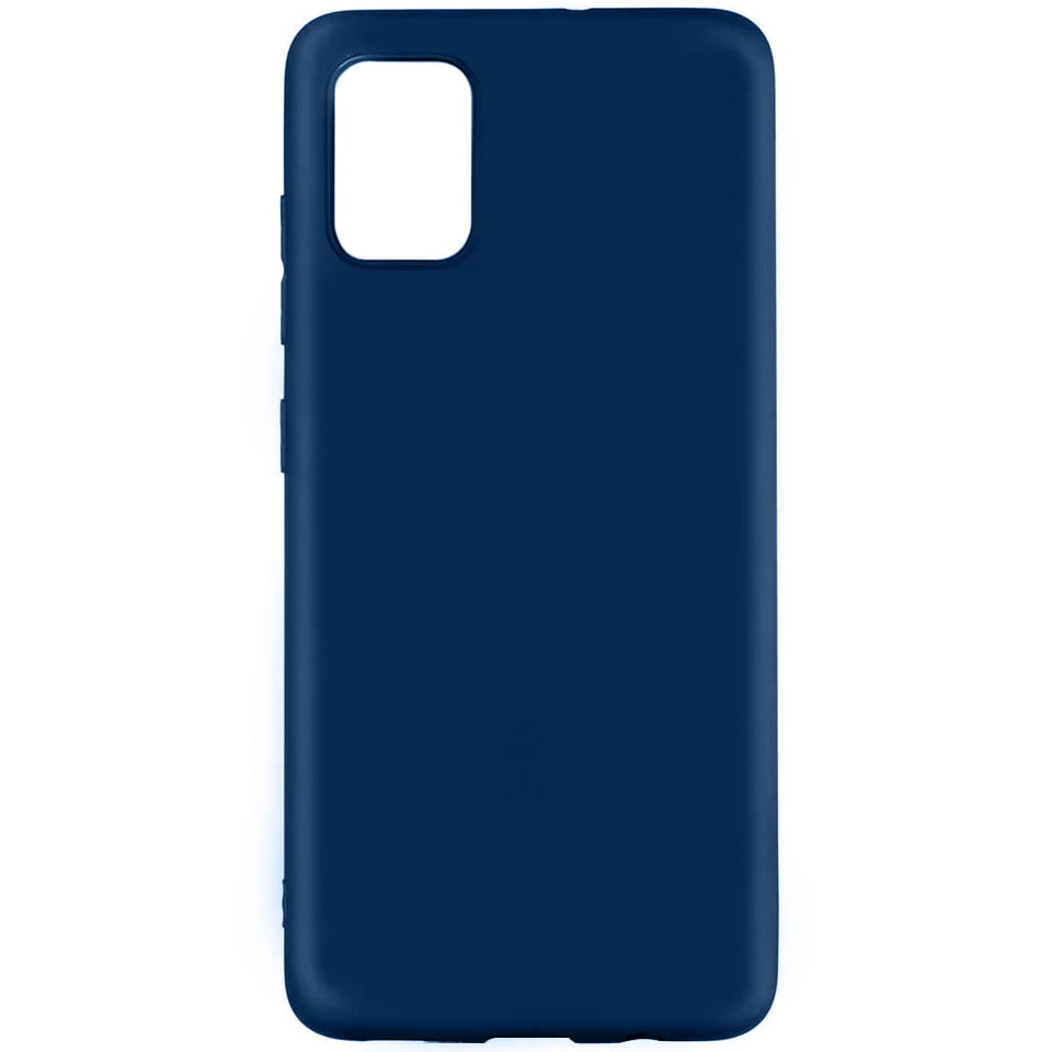 Husa Silicon Soft pentru Samsung Galaxy A51, Dark Blue
