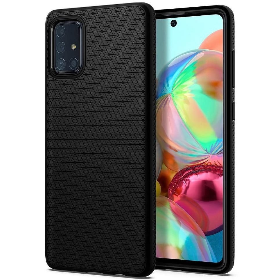 Husa Slim SPIGEN Liquid Air pentru Samsung Galaxy A51, Matte Black