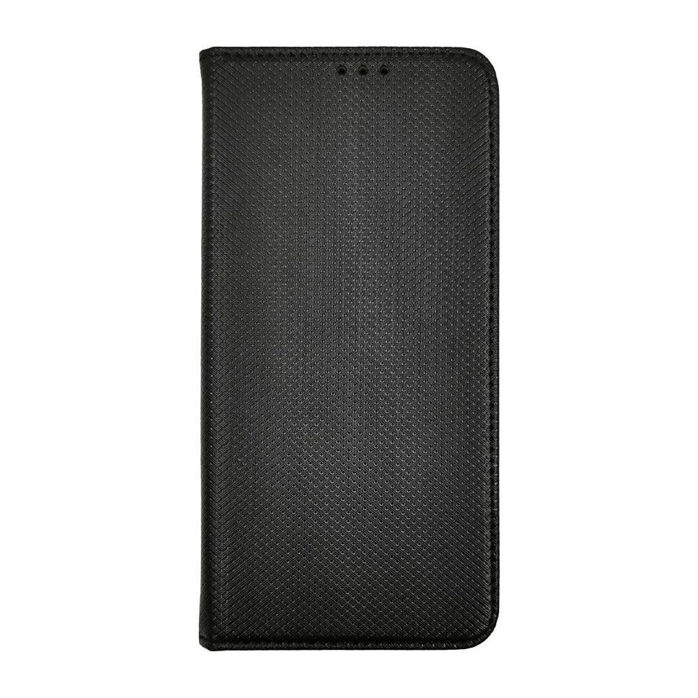 Husa Flip din Piele compatibila cu Motorola Moto G32, Texture Design, Inchidere Magnetica, Smart Soft Close, Tip Carte, Buzunar Portofel, Negru