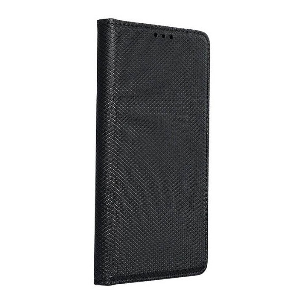 Husa Flip din Piele compatibila cu Motorola Moto G32, Texture Design, Inchidere Magnetica, Smart Soft Close, Tip Carte, Buzunar Portofel, Negru