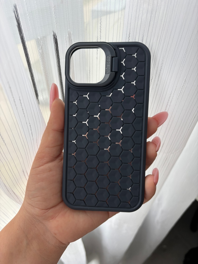 Husa de Protectie TPU, Flippy, pentru Apple iPhone 15, 3D Cube, cu Inel, Protectie Camera, Antisoc, Antizgariere, Antialunecare, Acoperire Completa, Albastru