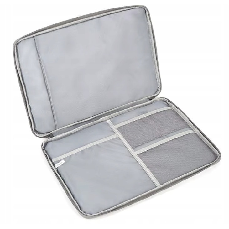 Geanta laptop universala, 36x25,5x2,5cm, protectie apa, 5 buzunare, pentru Macbook, Notebook, Ultrabook 12-13,5 inch