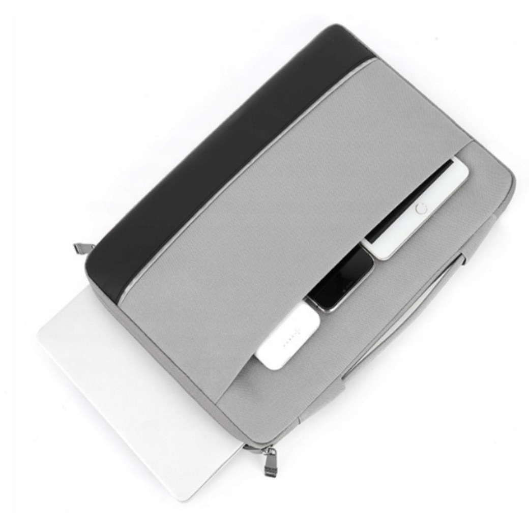Geanta laptop universala, 36x25,5x2,5cm, protectie apa, 5 buzunare, pentru Macbook, Notebook, Ultrabook 12-13,5 inch
