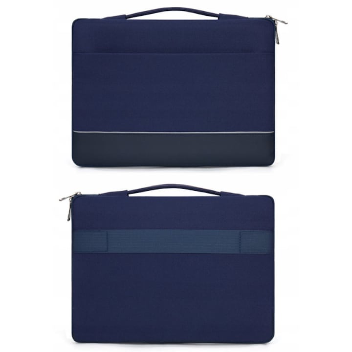 Geanta laptop universala, 36x25,5x2,5cm, protectie apa, 5 buzunare, pentru Macbook, Notebook, Ultrabook 12-13,5 inch