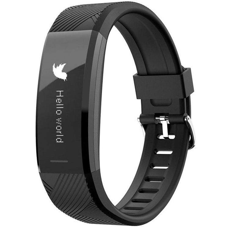 Bratara fitness Elegiant C11, HR, IP67, Silicon, Black