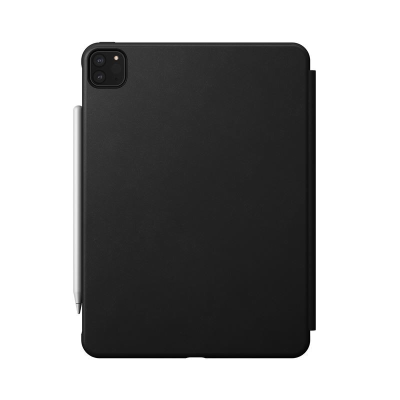Husa iPad Pro 12.9" 18/20 Nomad Rugged Folio Din Piele Naturala Premium Horween - negru