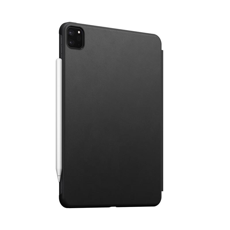 Husa iPad Pro 12.9" 18/20 Nomad Rugged Folio Din Piele Naturala Premium Horween - negru