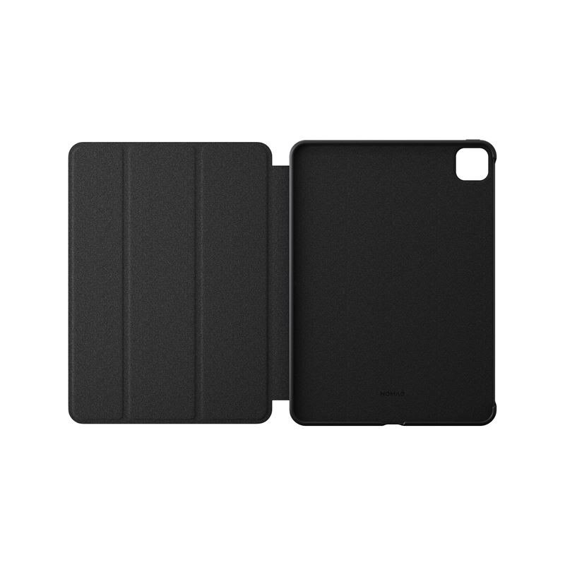 Husa iPad Pro 12.9" 18/20 Nomad Rugged Folio Din Piele Naturala Premium Horween - negru