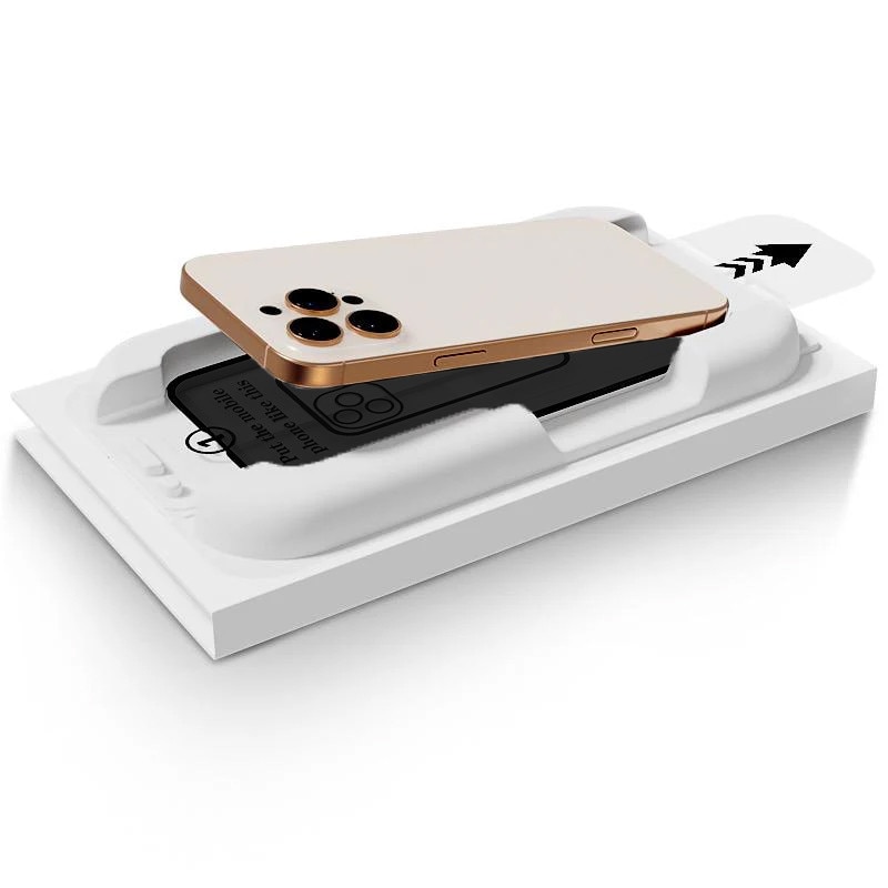 Folie Sticla Privacy pentru iPhone 16 Pro cu aplicator Daden MagicBox, Full Cover, Protectie Profesionala, Ultra Rezistenta, Calitate Premium, Margini negre