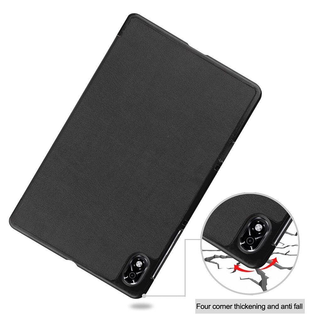 Husa pentru Lenovo Legion Tab Gen 5 Comari® EliteCover, protectie 360°, piele ecologica, bumper rigid, stand tri-fold, Negru