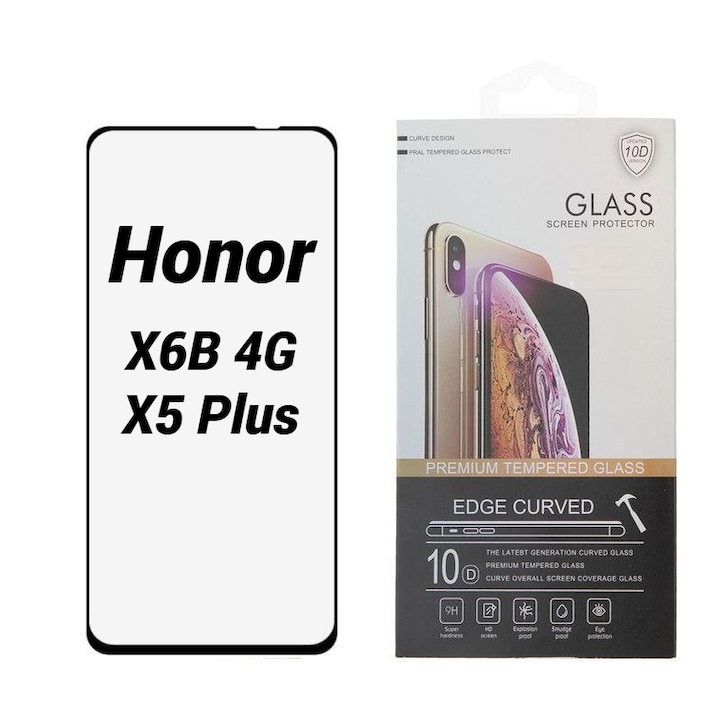 Folie Protectie Ecran 10D pentru Honor X6B 4G / X5 Plus