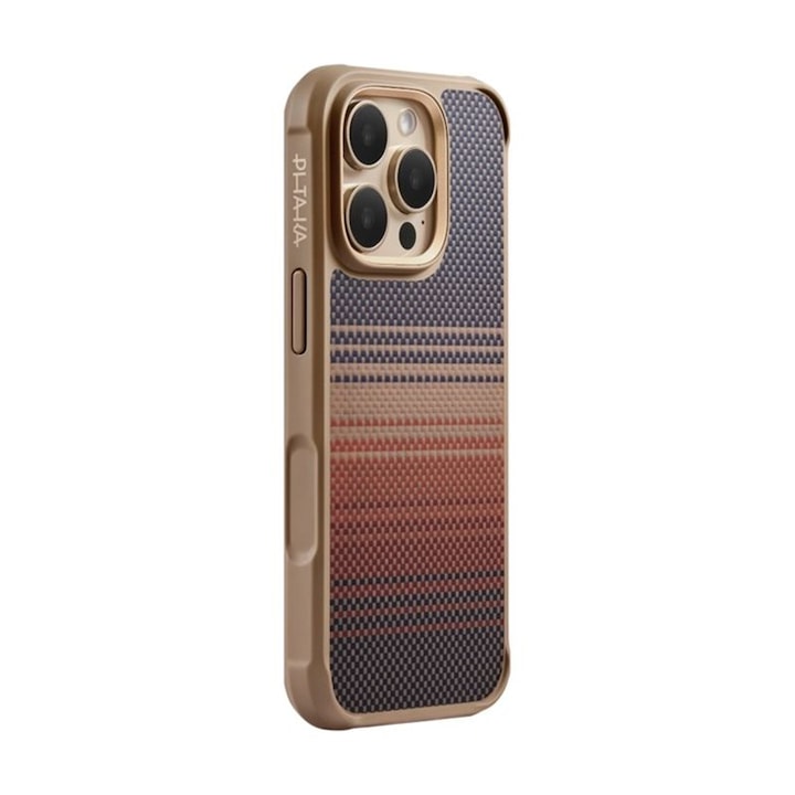 Carcasa Pitaka Aramid Protective compatibila cu iPhone 16 Pro, Sunset