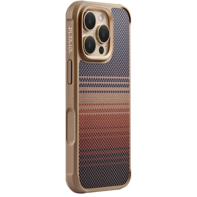 Carcasa Pitaka Aramid Protective compatibila cu iPhone 16 Pro, Sunset