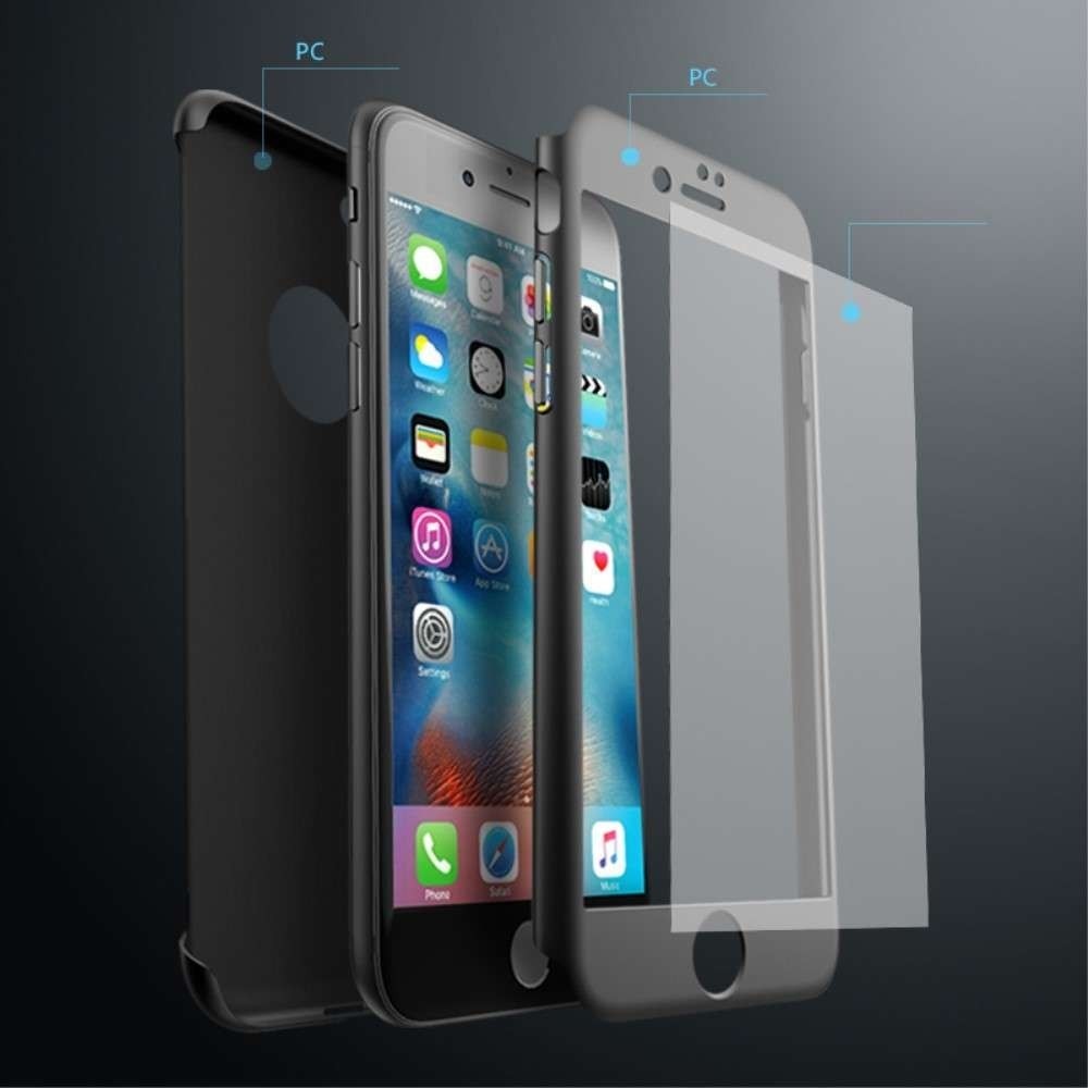 Husa Xiaomi Mi 10/Mi 10 Pro Full Cover 360 Negru, Folie de protectie inclusa