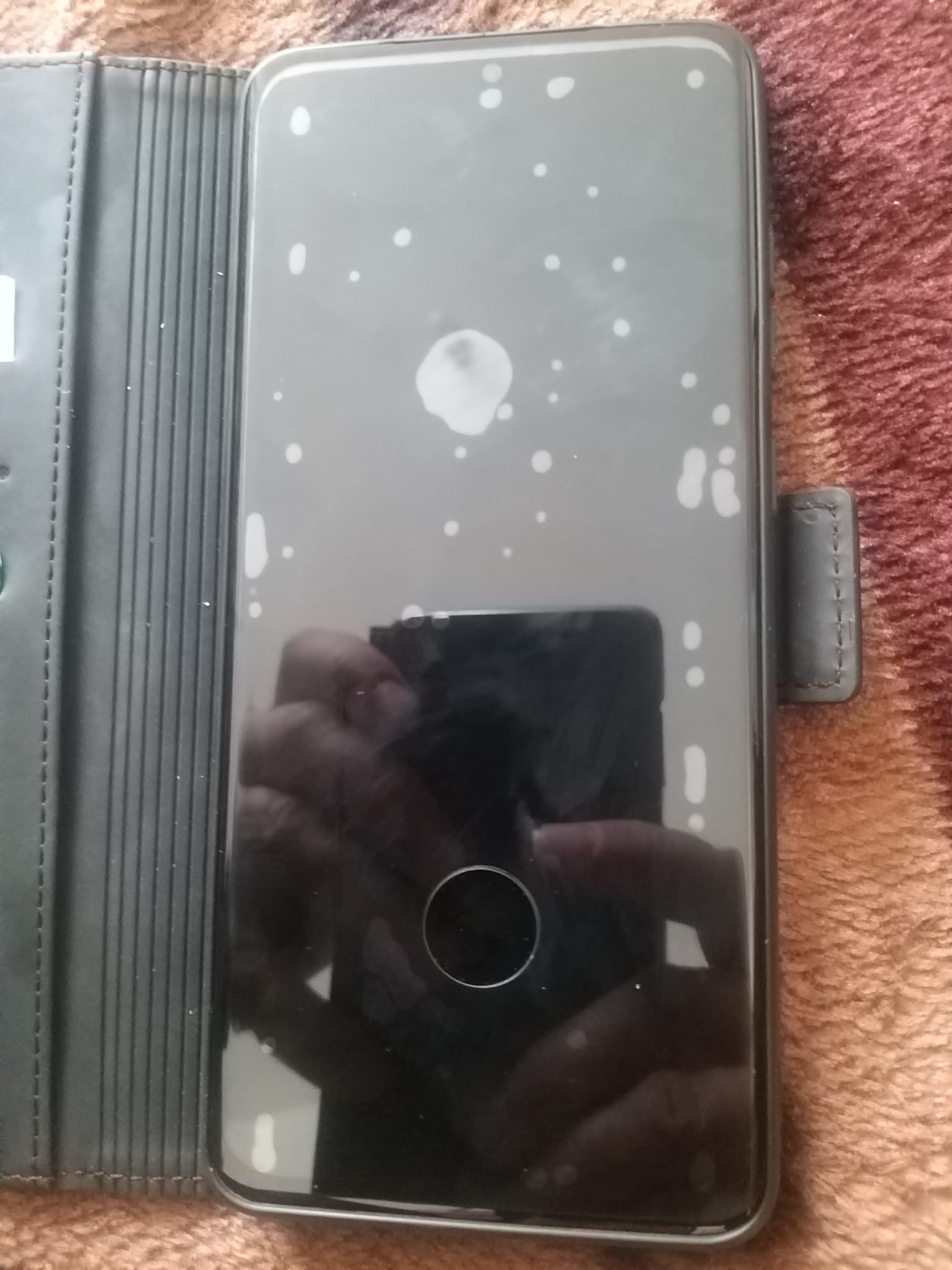 Folie Sticla Securizata Flippy compatibila cu Samsung S20 Ultra, Full Glue, Curbata, Gaura pentru amprenta, Negru